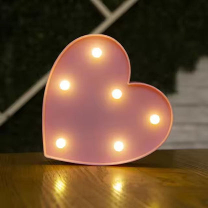 Radiant Letter  Number LED Decor Lamp  Personalized Home Wedding  Party Signage 0