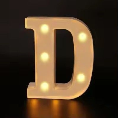 Radiant Letter  Number LED Decor Lamp  Personalized Home Wedding  Party Signage 4