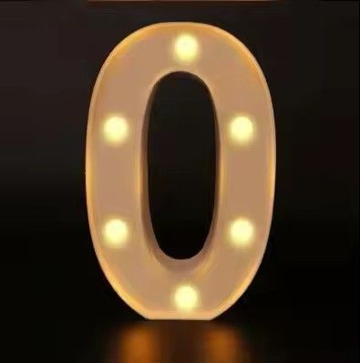 Radiant Letter  Number LED Decor Lamp  Personalized Home Wedding  Party Signage 15