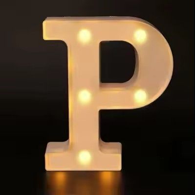 Radiant Letter  Number LED Decor Lamp  Personalized Home Wedding  Party Signage 16
