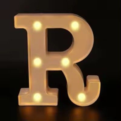 Radiant Letter  Number LED Decor Lamp  Personalized Home Wedding  Party Signage 18