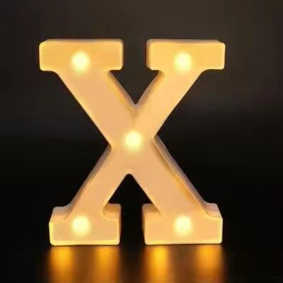 Radiant Letter  Number LED Decor Lamp  Personalized Home Wedding  Party Signage 24