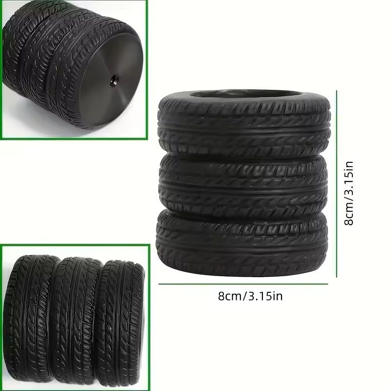 Tire Shaped Pen Holder Novelty Car Tire Desk Organizer And Storage Box For School And Office 3