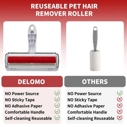 Pet Hair Remover Roller With Self Cleaning Base 4