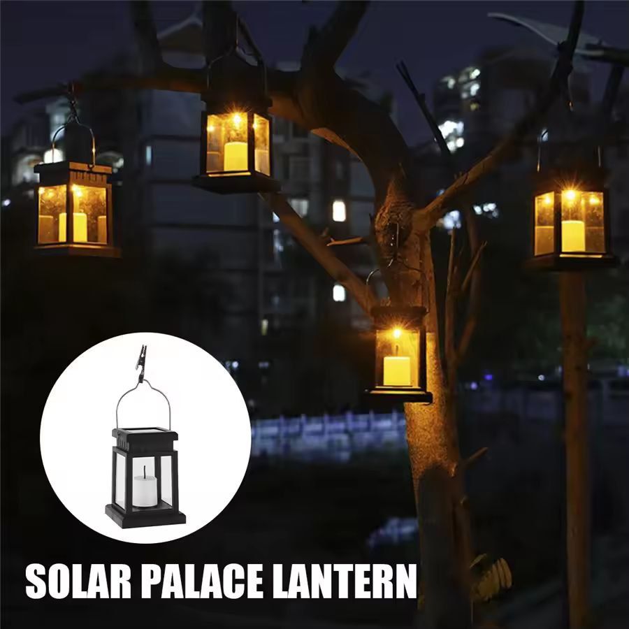 GardenGlow Solar Hanging Lantern  Outdoor Decorative Solar Garden Lantern  Lawn Landscape Light 2