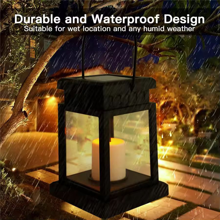 GardenGlow Solar Hanging Lantern  Outdoor Decorative Solar Garden Lantern  Lawn Landscape Light 3