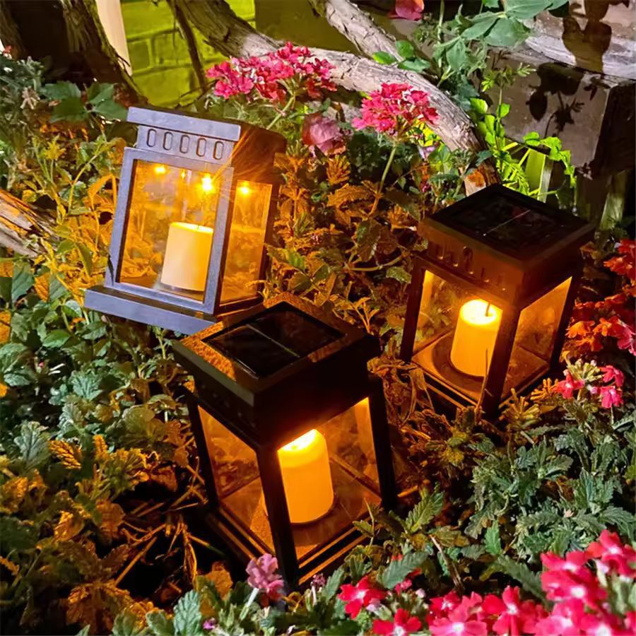 GardenGlow Solar Hanging Lantern  Outdoor Decorative Solar Garden Lantern  Lawn Landscape Light 4