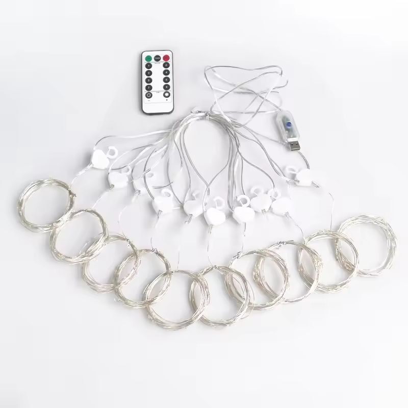 Enchanted Rainbow LED Curtain Lights  USB Fairy String Lights For Bedroom Wedding  Festive Decor 4