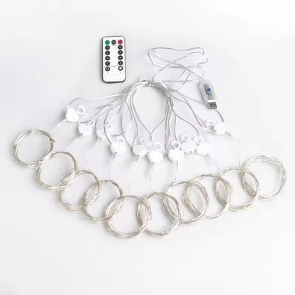 Enchanted Rainbow LED Curtain Lights  USB Fairy String Lights For Bedroom Wedding  Festive Decor 4