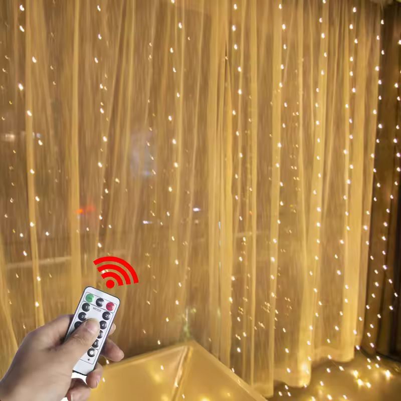 Enchanted Rainbow LED Curtain Lights  USB Fairy String Lights For Bedroom Wedding  Festive Decor 5
