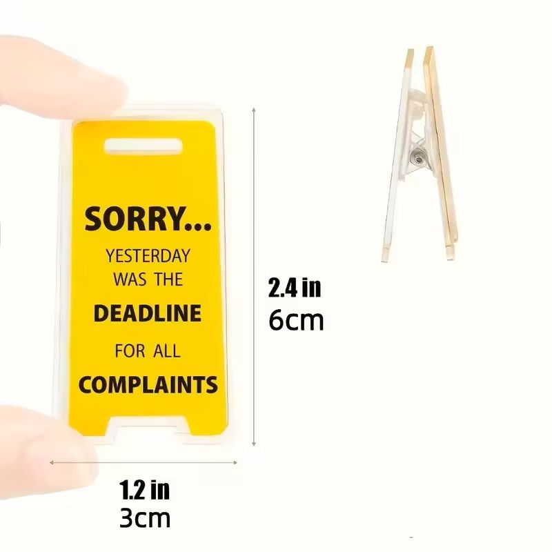 This Weeks Ban On Crisis Acrylic Desk Sign Funny Office Decoration  Humorous Gift For Men  Women 5