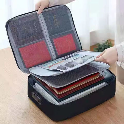 SmartDocs 3Layer File Organizer Briefcase  Premium Document Organizer  Travel File Folder Holder Ba 3