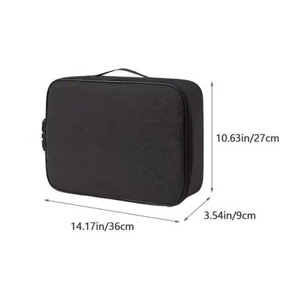 SmartDocs 3Layer File Organizer Briefcase  Premium Document Organizer  Travel File Folder Holder Ba 4