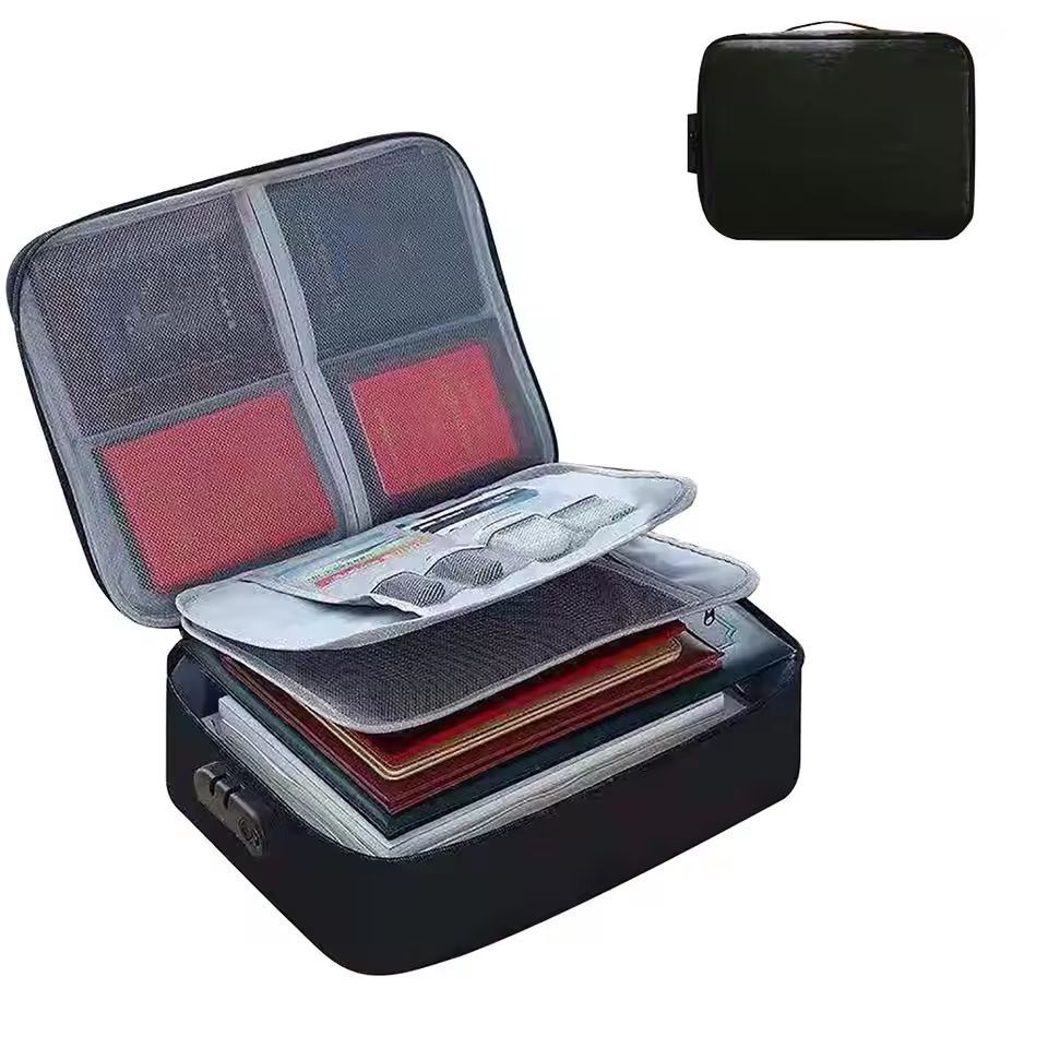 SmartDocs 3Layer File Organizer Briefcase  Premium Document Organizer  Travel File Folder Holder Ba 5