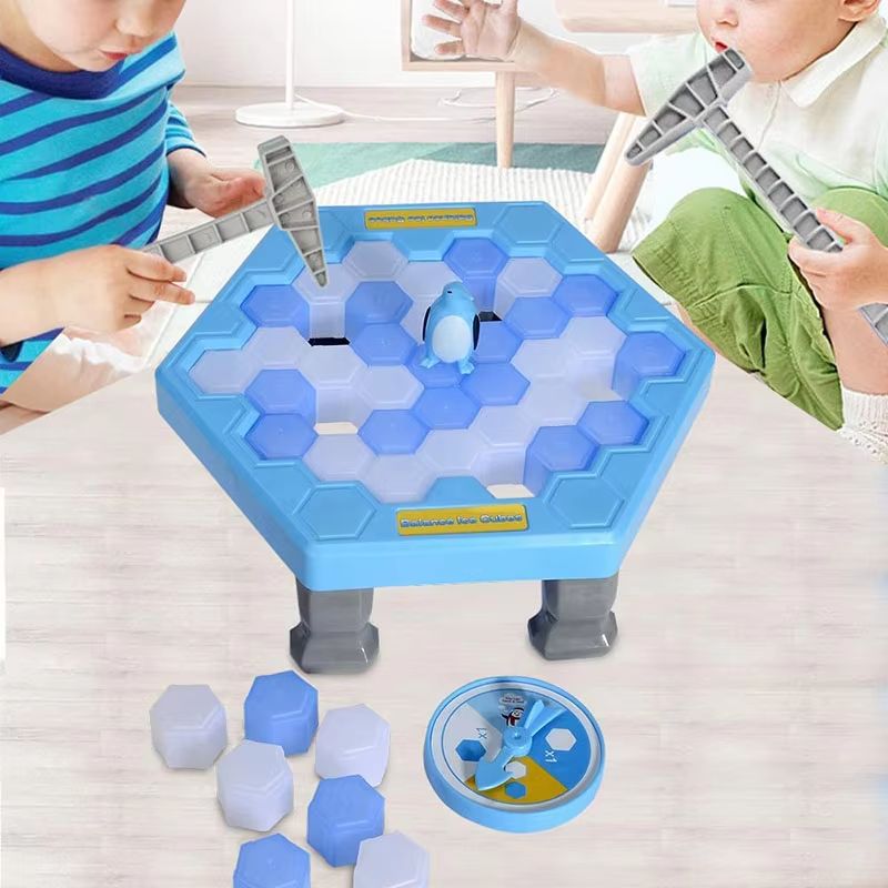 Save the Penguin Ice Breaking Family Board Game – Parent Child Balance Toy