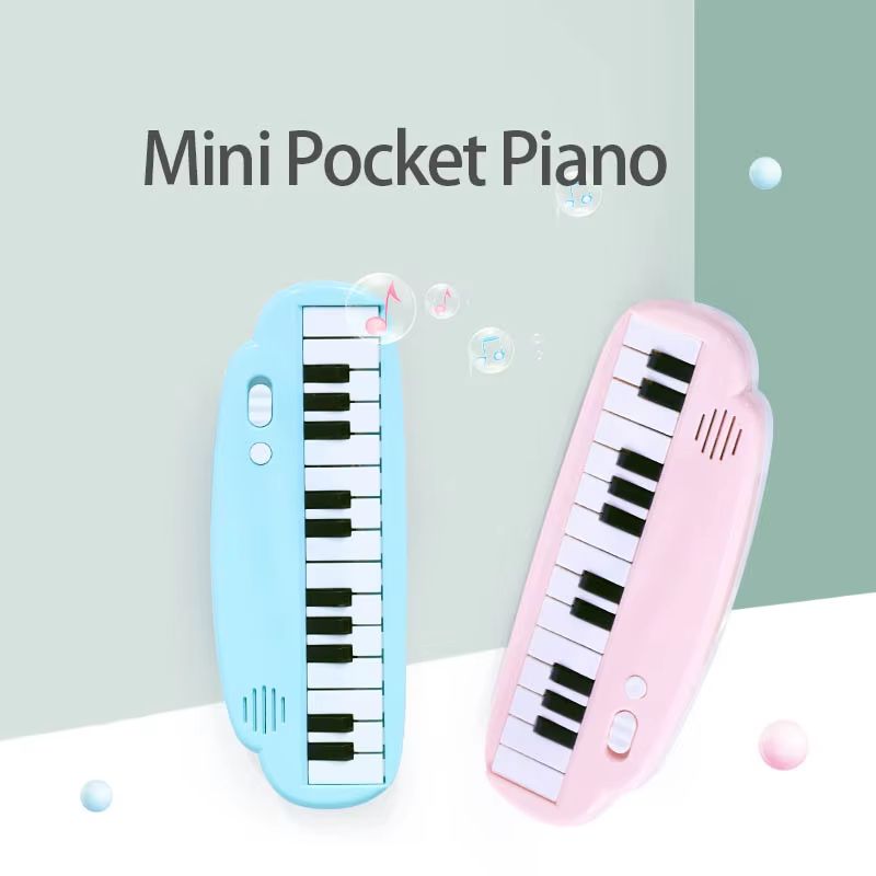 25-Key Mini Pocket Piano for Kids – Soft Sound Educational Toy Keyboard