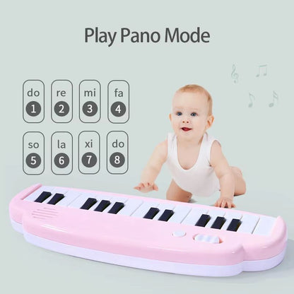 25Key Mini Pocket Piano For Kids  Soft Sound Educational Toy Keyboard 1