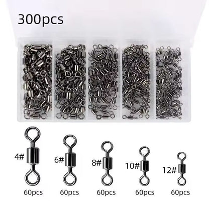 Ultimate Pro Fishing Swivels Kit  BallBearing Rolling Swivel Connectors For Saltwater  Freshwater 2