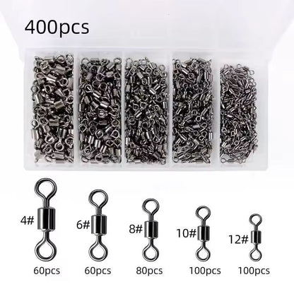 Ultimate Pro Fishing Swivels Kit  BallBearing Rolling Swivel Connectors For Saltwater  Freshwater 3