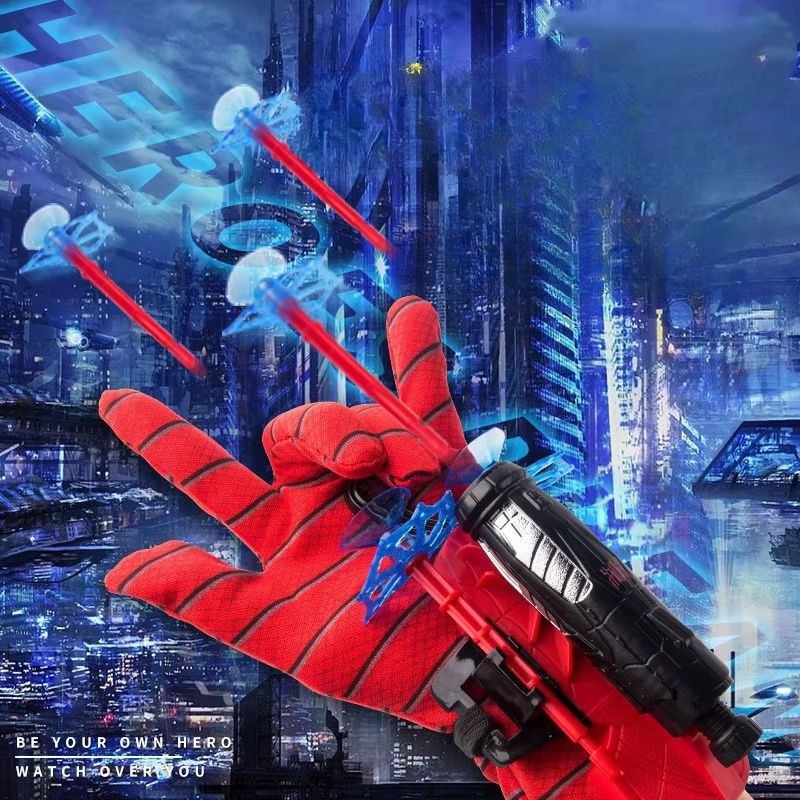 SpiderMan Hero Launcher Rotating SoftBullet Gun With Suction Cup 2
