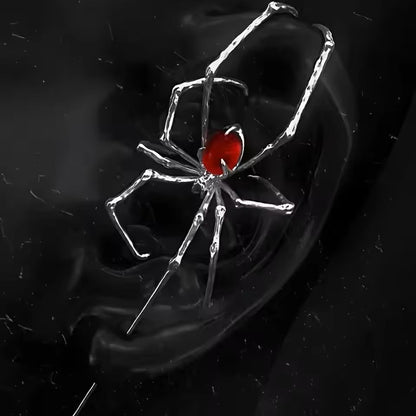 Gothic Dark Spider Crawl Pendant Edgy PunkStyle Unisex Necklace For Halloween  Alternative Fashion 2