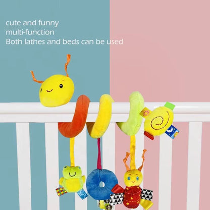 Plush Hanging Bell Toy for Baby Stroller or Crib – 12 Style Options