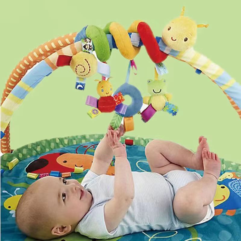 Plush Hanging Bell Toy For Baby Stroller Or Crib  12 Style Options 1
