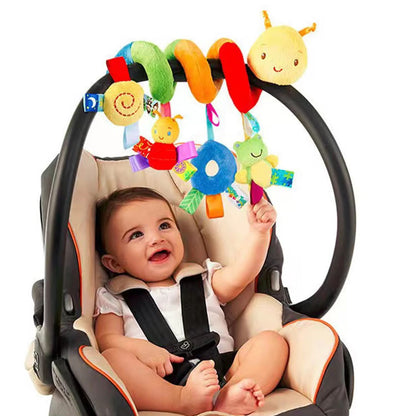 Plush Hanging Bell Toy For Baby Stroller Or Crib  12 Style Options 2