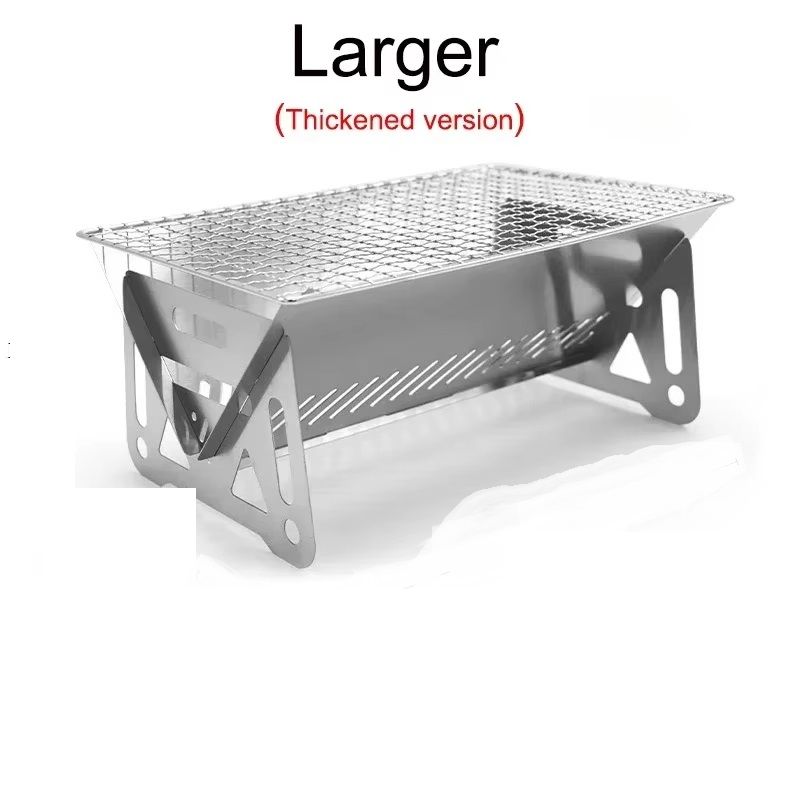 Portable Folding BBQ Grill For Camping Barbecue Grill Heating Stoves Stainless Steel Multifunction  6