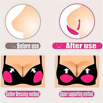 Reusable Push Back Bra Pads 1 Pair Soft Comfortable Breast Inserts For Womens Underwear  Lingerie 4
