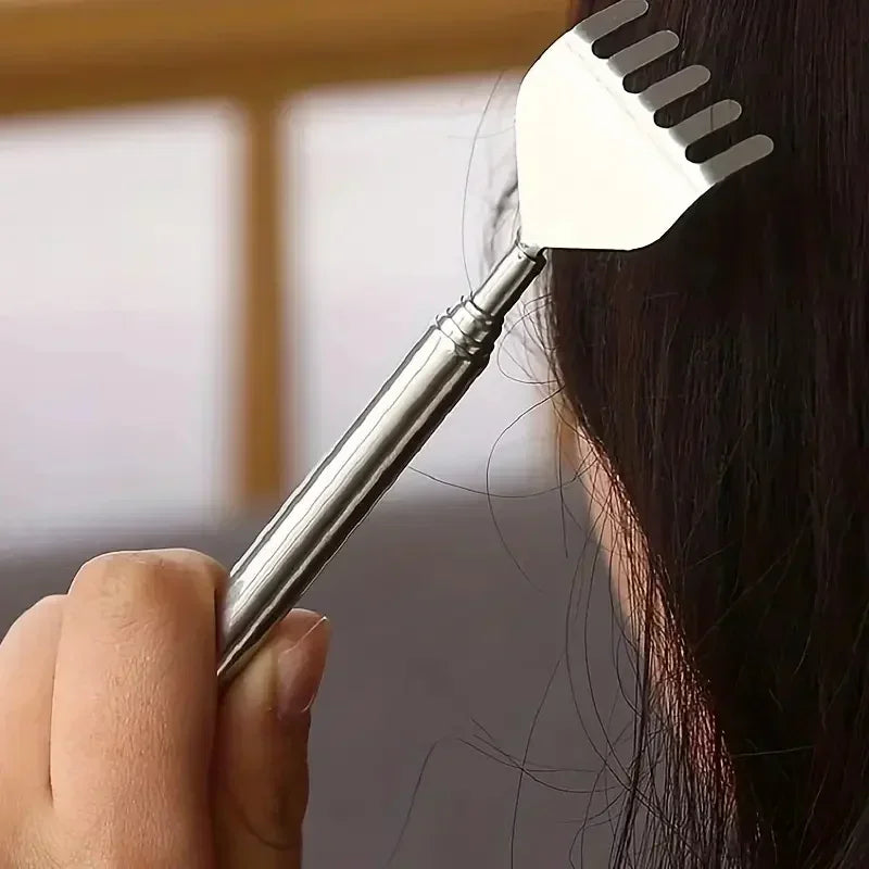 Stainless Steel Retractable Back Scratcher Extendable Portable Itch Relief Tool Nonticking Scratchi 1