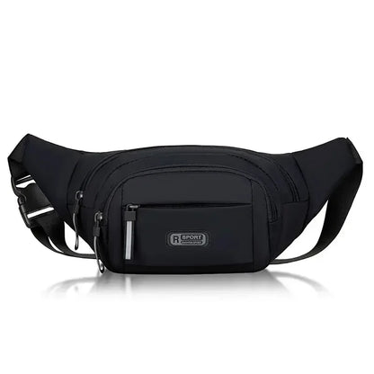 UltraThin Mens Canvas AntiTheft Waist Pack For Phone Sports Outdoor Hiking Travel 2