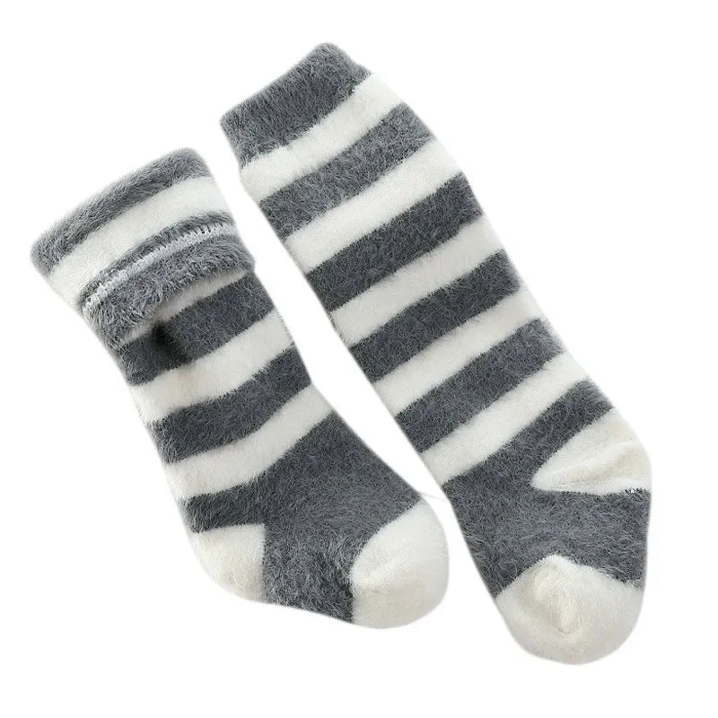 Super Soft Knee High Winter Baby Stockings For Boys Girls Newborn Infant Toddler Long Plush Warm So 1