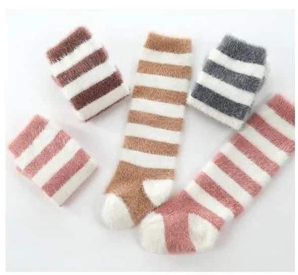 Super Soft Knee High Winter Baby Stockings For Boys Girls Newborn Infant Toddler Long Plush Warm So 3