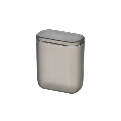 Portable Travel Cable Storage Box Mini Organizer with Lid for Phone Chargers, Cables & Small Accessories