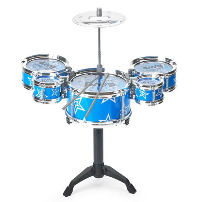 Child Beginner Drum Set Toy  Dynamic Jazz Percussion Instrument For Kids 1