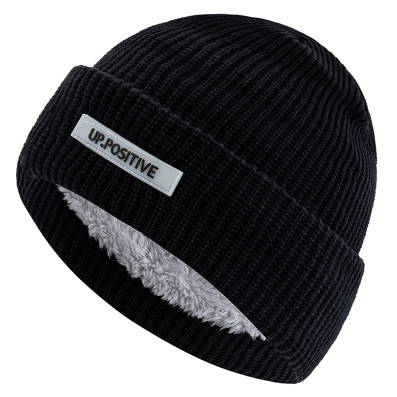 Fashionable Knitted Ski Winter Hat - Keep Warm Beanie for Men and Women Fashion Solid Ski Winter Cap