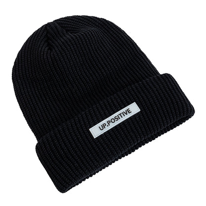 Fashionable Knitted Ski Winter Hat  Keep Warm Beanie For Men And Women Fashion Solid Ski Winter Cap 1