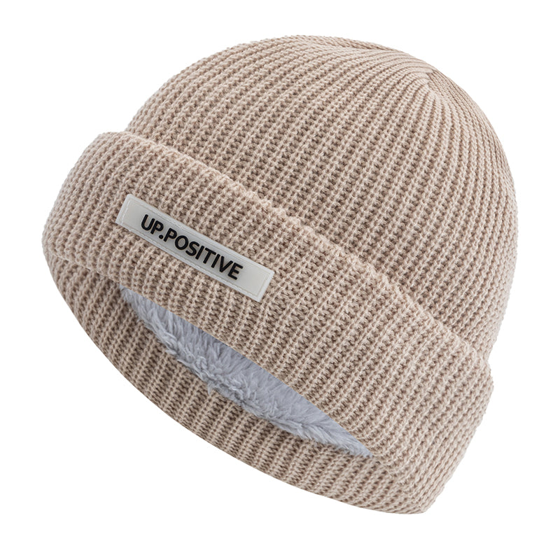 Fashionable Knitted Ski Winter Hat  Keep Warm Beanie For Men And Women Fashion Solid Ski Winter Cap 5
