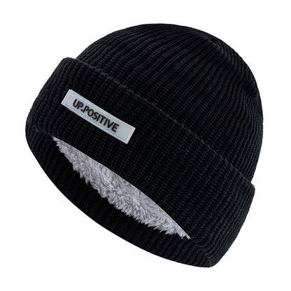 Fashionable Knitted Ski Winter Hat  Keep Warm Beanie For Men And Women Fashion Solid Ski Winter Cap 6