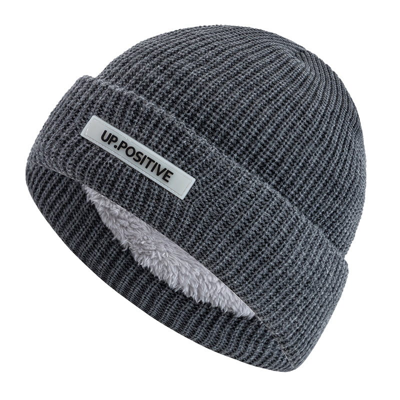 Fashionable Knitted Ski Winter Hat  Keep Warm Beanie For Men And Women Fashion Solid Ski Winter Cap 7