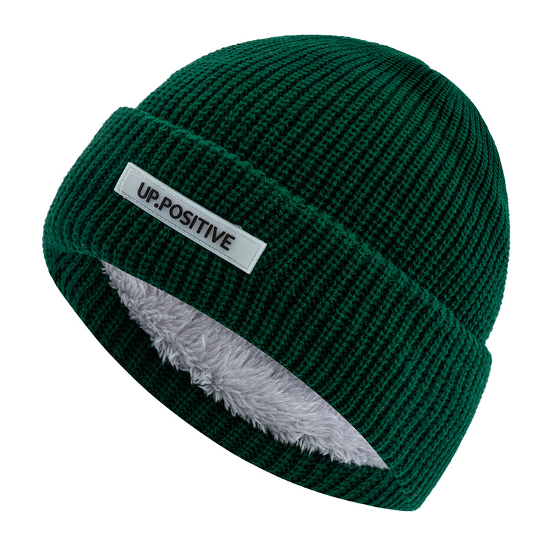 Fashionable Knitted Ski Winter Hat  Keep Warm Beanie For Men And Women Fashion Solid Ski Winter Cap 8