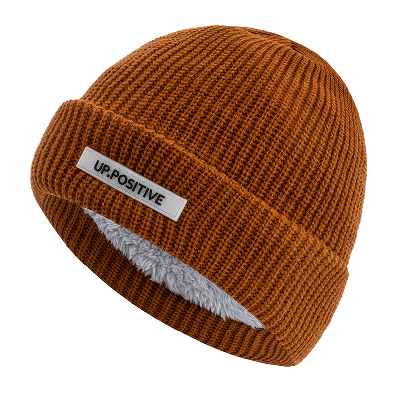 Fashionable Knitted Ski Winter Hat  Keep Warm Beanie For Men And Women Fashion Solid Ski Winter Cap 9