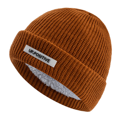 Fashionable Knitted Ski Winter Hat  Keep Warm Beanie For Men And Women Fashion Solid Ski Winter Cap 9