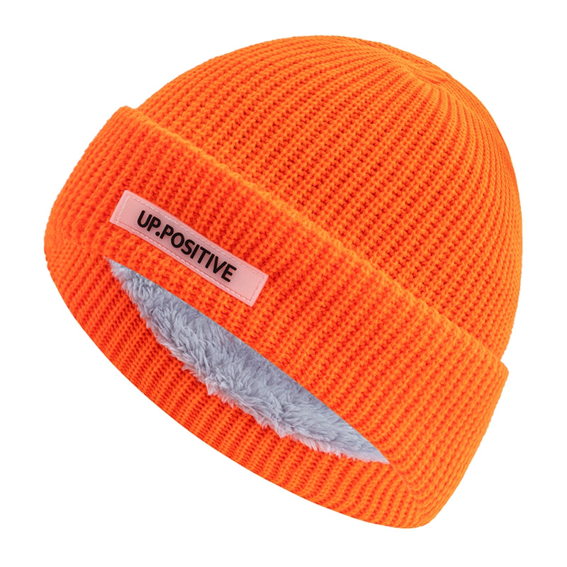 Fashionable Knitted Ski Winter Hat  Keep Warm Beanie For Men And Women Fashion Solid Ski Winter Cap 10