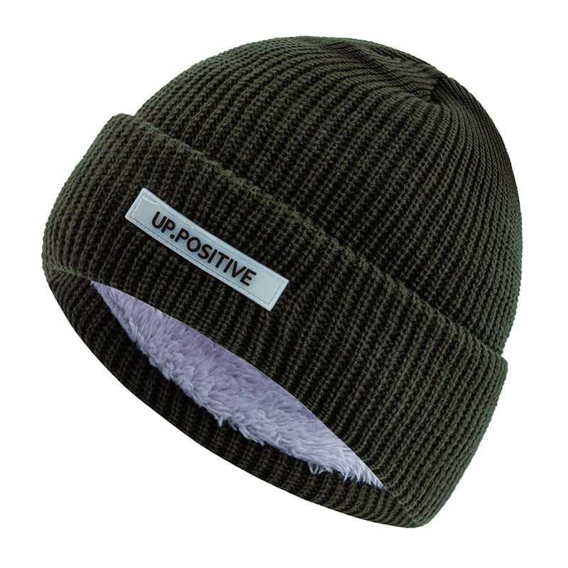 Fashionable Knitted Ski Winter Hat  Keep Warm Beanie For Men And Women Fashion Solid Ski Winter Cap 14