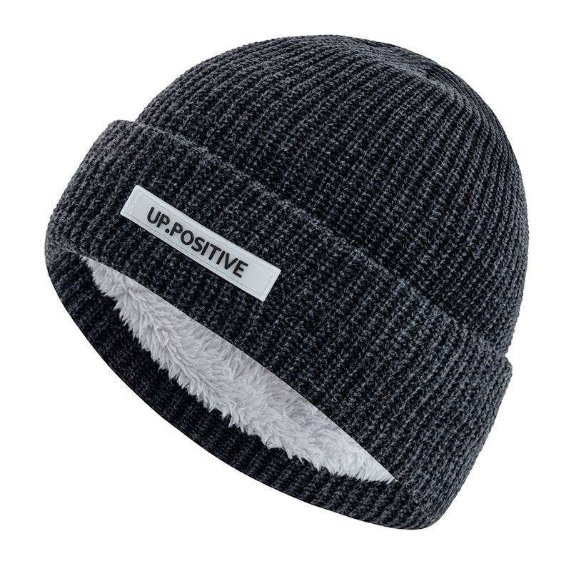 Fashionable Knitted Ski Winter Hat  Keep Warm Beanie For Men And Women Fashion Solid Ski Winter Cap 12