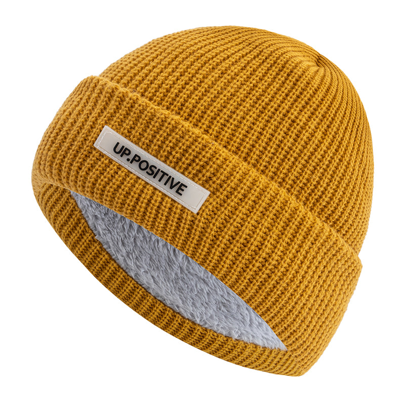 Fashionable Knitted Ski Winter Hat  Keep Warm Beanie For Men And Women Fashion Solid Ski Winter Cap 16