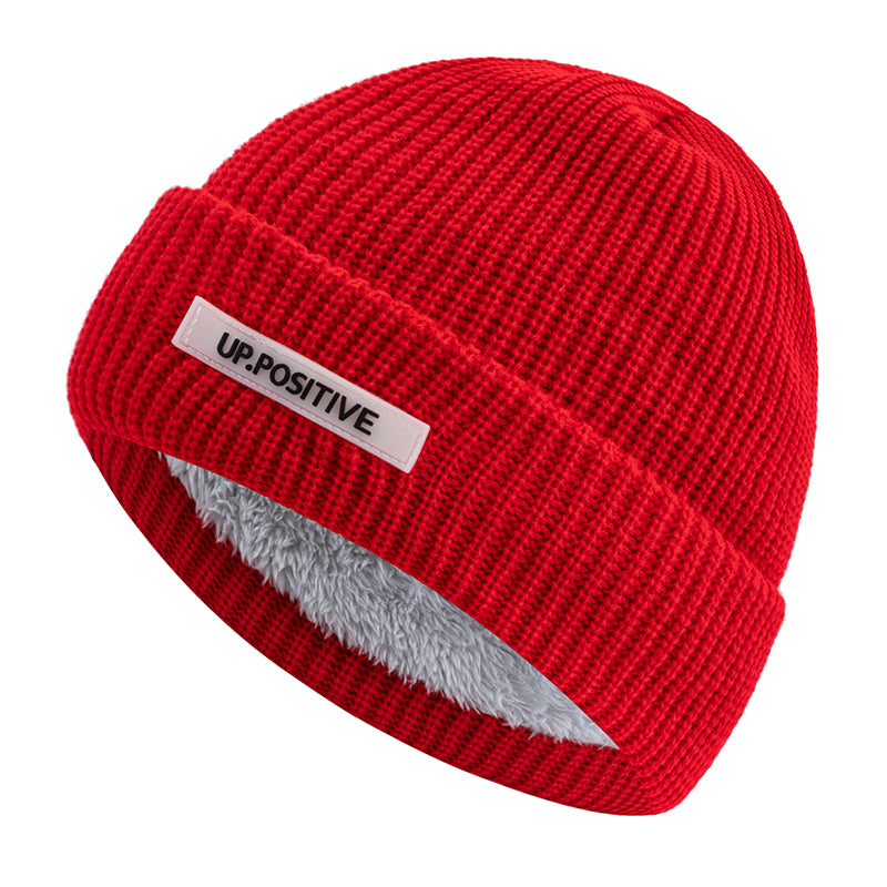 Fashionable Knitted Ski Winter Hat  Keep Warm Beanie For Men And Women Fashion Solid Ski Winter Cap 19
