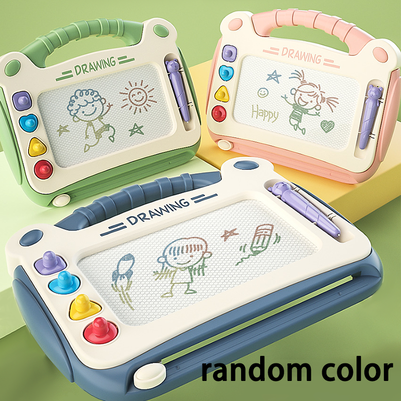 Magnetic Drawing Board for Children, Wipeable Color Graffiti, Household Toddler Writing Board, Plastic Artboard